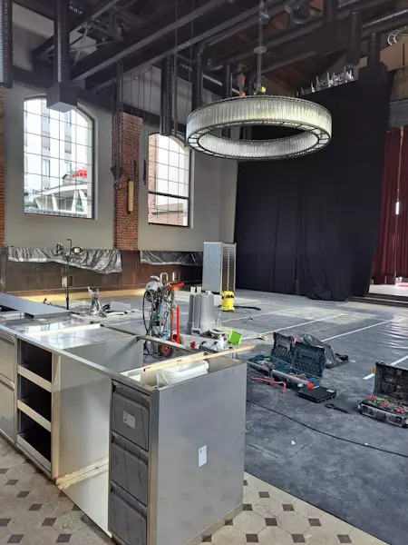 Montage Frumento Gastrotechnik, Großküchen, Buffet, Ausgaben, Bar, Foodtrack, Hohenems